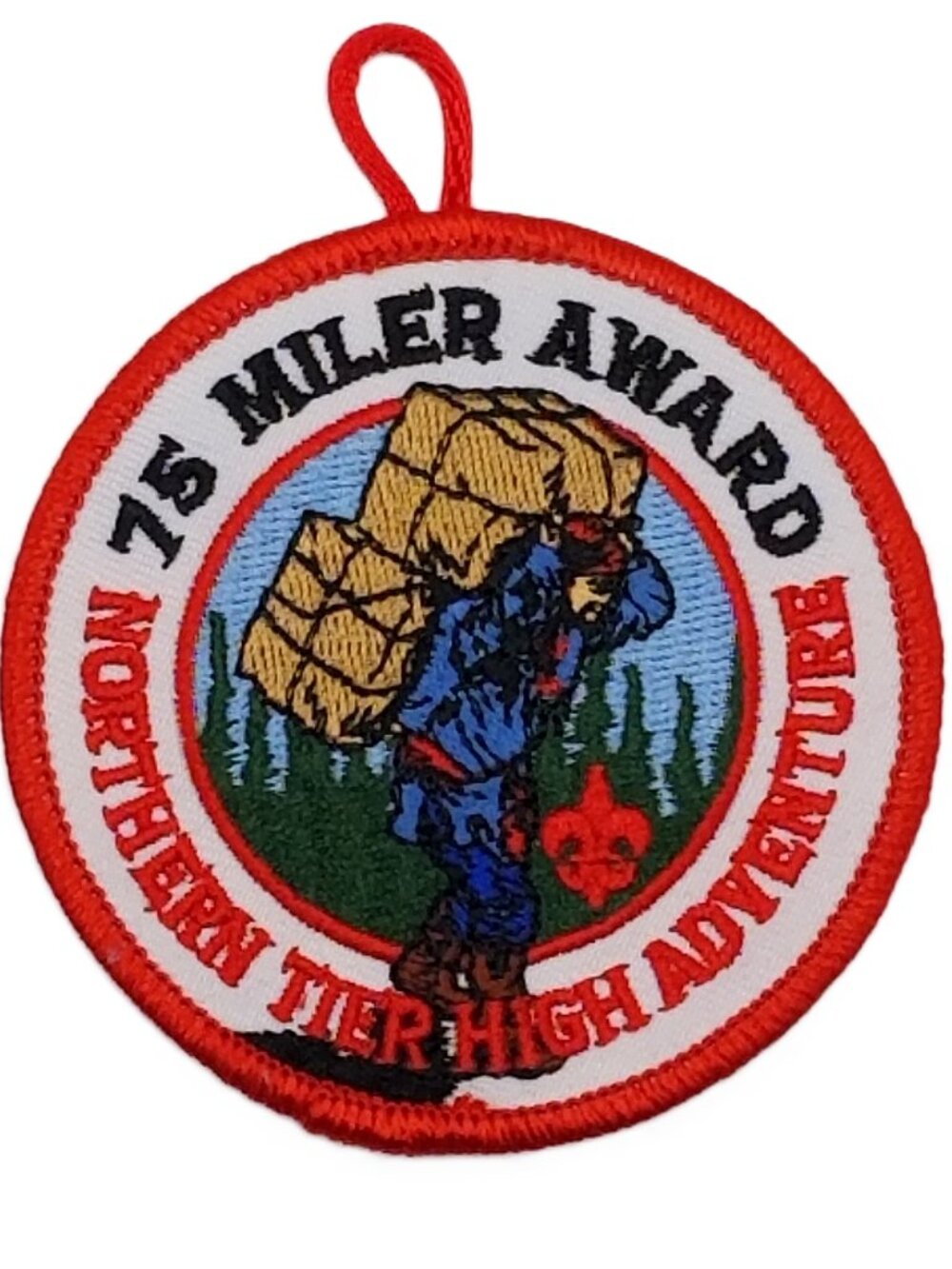 Northern Tier 75 Miler Award Patch BSA Boy Scout High Adventure New Old Stock